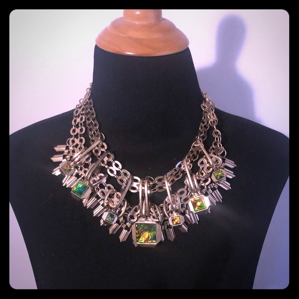 Gold statement necklaces- costume jewelry